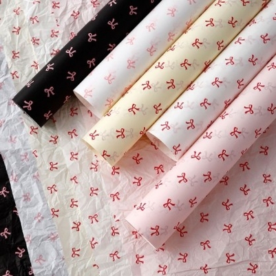 kaufen Schmetterlingsgedrucktes Schneepärchenpapier, Vielfarbiges Blumenverpackungspapier online manufacture