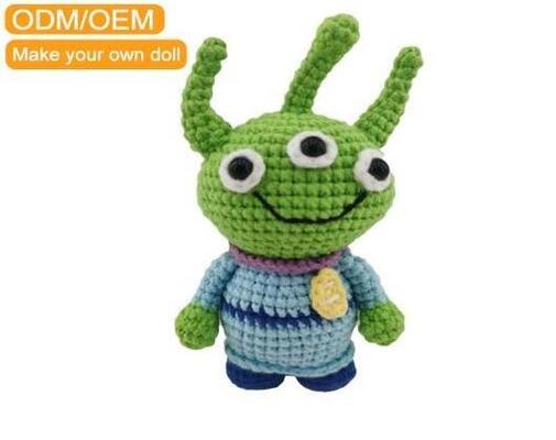 kaufen Custom Crochet Animal Plush Toy, OEM/ODM 11-30cm Weichgefülltes Spielzeug mit ASTM/CPSIA/CE-Zertifizierungen Online-Herstellung