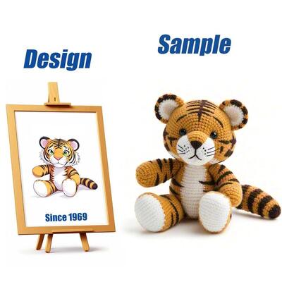 kaufen Custom Amigurumi Crochet Plush Toy, OEM 11-30cm Weichgefülltes Spielzeug mit CE/EN71/CPC/ASTM Zertifizierungen Online-Herstellung