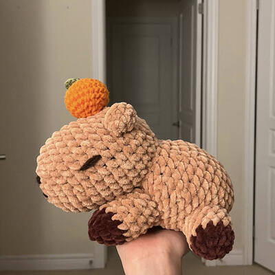kaufen Custom Capybara Strick-Spielzeug Weich lebensgetreu Nagetier-Tier-Spielzeug Häkel Handgefertigte Plush-Spielzeugpuppe Online-Herstellung