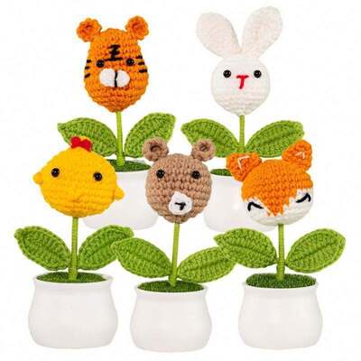 kaufen Schönes Häkelgefülltes Tier Weiches Puppen Süßes Cartoon Amigurumi Spielzeug DIY Nähen und Weben Spielzeug Spielzeugläufer aller Altersgruppen Online-Herstellung
