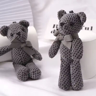kaufen Schlüsselbehang Behang Puppen Geschenke Baby Geschenk Handgefertigtes Häkeln Bärenspielzeug Gefüllte Puppe Baby Komfort Puppe Weiches Plush Spielzeug Online-Herstellung