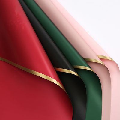 kaufen Goldenes Wasser-beständiges Packpapier des Grenzblumen-Packpapier-58cm*58cm Online-Herstellung