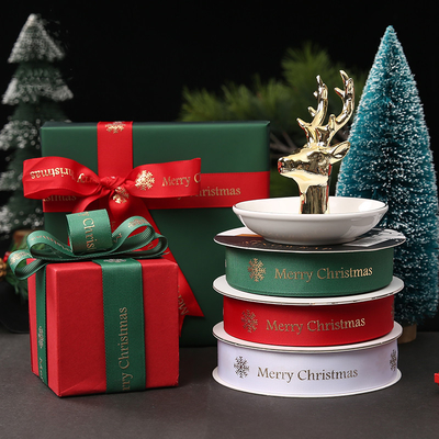 Ein guter Preis. Einfach, Druckweihnachtswindenband für die Geschenk-Verpackung zu binden Online