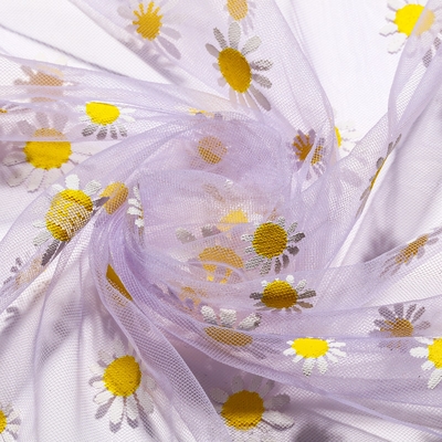 kaufen Organza-Tulles Rolls der Sonnenblumen-40D Gewebe für Heiratsdekorations-Ballettröckchen Online-Herstellung
