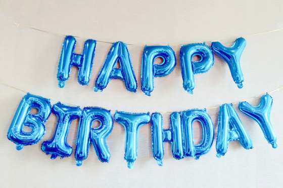Ein guter Preis. Folien-alles- Gute zum Geburtstagalphabet steigt die 16 Zoll-alles- Gute zum Geburtstagfahne im ballon auf, die mit Schnur eingestellt wird Online