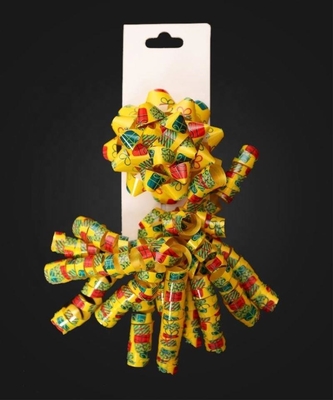 Ein guter Preis. 10mm Feier-Tagesdekoratives Geschenk-Verpackungs-Band-gelockter Band-Geschenk-Bogen Online