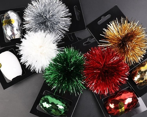 Ein guter Preis. Polyester-stellte gelocktes Stern-Bogen-Geschenk-Verpackungs-Band 100% 0.5cm für Geburtstags-Dekoration ein Online