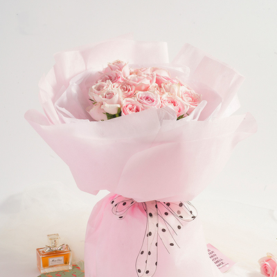 Guter Preis CMYK-bedrucktes Blumen-Geschenkpapier im Format 58x58 für einen Blumenstrauß Online