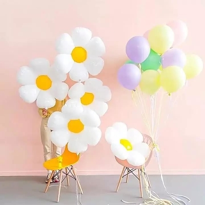 Ein guter Preis. Partei-Dekoration Ins-Art-nette Daisy Flower Shape Foil Balloonss Globos Online