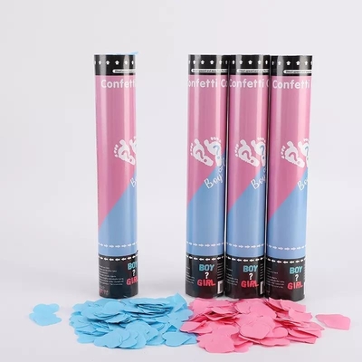Ein guter Preis. 30cm decken rosa Konfettikanonen für Verkauf, Geschlecht Konfettikanone auf Online