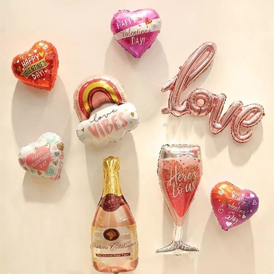 Ein guter Preis. En gros 18 Zoll-Herz-geformte Folien-Ballon-Hochzeits-Dekorations-Ballon-Liebes-Ballone für Partei Online
