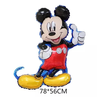 Ein guter Preis. Minnie-Kopfballongeburtstagsfeierdekorationsanordnungskarikatur Mickey Mouse-Folienballon Normallack von 18 Zoll Online