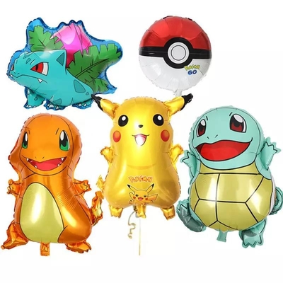 Ein guter Preis. Großhandelsfolie Pika Chu steigt Zeichentrickfilm-Figur-Ballon-Parteidekoration Pika Chu im Ballon auf, Helium, dasfolie Montag-Ballone stoßen Online