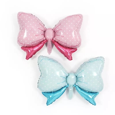 Ein guter Preis. Großhandelsrunden-Dot Bow Candy Balloon Baby-Geburtstags-Aluminiumfolie steigt Dekorations-Partei-Versorgungen im Ballon auf Online