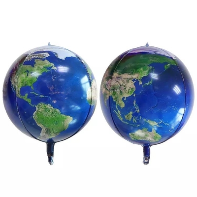 Ein guter Preis. Wholesal 22 Zoll-Anzeige 4D ringsum blaue Planeten-Erdhelium-Folien-Ballone Online