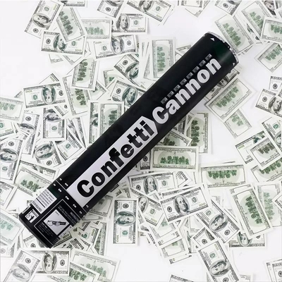 Ein guter Preis. Biologisch abbaubares Papiergeld Dollar Party Poppers Konfettikanone Online