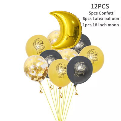 Ein guter Preis. Versammlung Eid Latex Balloon Set Ramadans Eid Decorations For Party Festival 12 Zoll Online