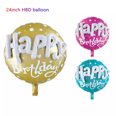 Ein guter Preis. Glücklicher Geburtstagsfeier-Szenen-Plan-Aluminiumfolie-Ballon, der 24inch schwimmt Online