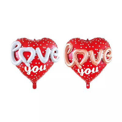 Ein guter Preis. Herz-geformter Partei-Folien-Ballon für Valentinstag-Feier-Hochzeits-Raum Online