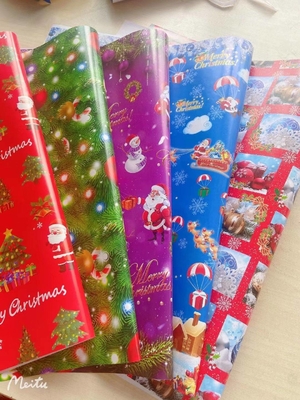 Ein guter Preis. Populärer Weihnachtsentwurf der Entwurfs-Geschenk-Verpackungs-Papier-Rollengrößen-50cm*70cm Online