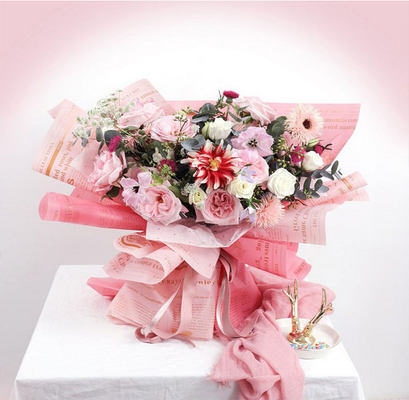 Guter Preis Weinlese-Zeitungs-wasserdichtes Blumen-Packpapier für Blumenstrauß-Floristen Online