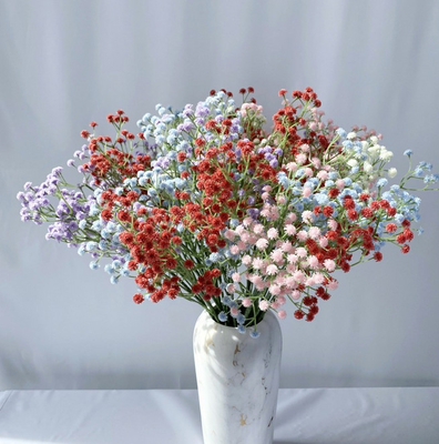 Ein guter Preis. Babysbreath dekorative künstliche Blumen für Hochzeit, Zuhause, Party, Dekoration Online