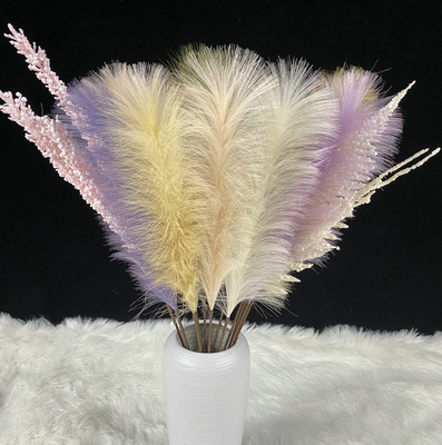 Ein guter Preis. Kunstseide-Reed Pampas Grass Home Wedding-Dekor-Hintergrund-Dekoration Online
