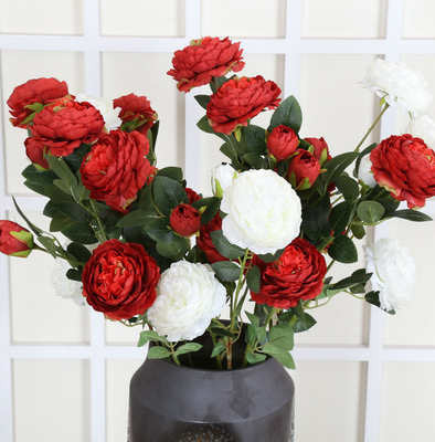 Ein guter Preis. Tageshochzeit dekorative künstliche Blume geben Plastikdekoration Online