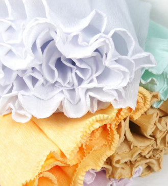 Guter Preis Curling Material Handgefertigt koreanisches Blumenverpackungspapier Umweltfreundliches Faltenpapier Online