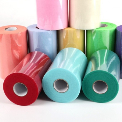 Ein guter Preis. Pflegeanweisungen Handwaschen oder Trocknen Reinigen Organza Tulle Rollen für die Party Online