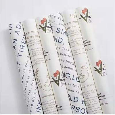 Guter Preis Ins Style Tulpenverpackungspapier für Blumenstrauß 58*58cm 50g Geschenkverpackung Online