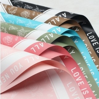 Ein guter Preis. Rosengarten Blumenverpackung Papier Kunststofffilm Kleines Frisches High-End DIY Handgemachtes Blumenladen Blumenkunstmaterialien Online