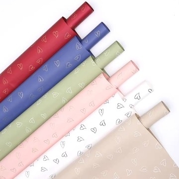 Ein guter Preis. Lizhiran Schatz wasserdichtes Liebesstrauß Verpackungspapier Blumenpapier Blumenladen Blumenverpackungsmaterial Online