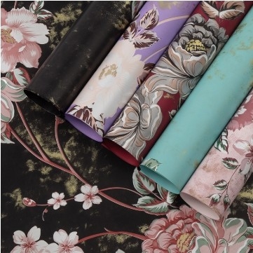 Ein guter Preis. Retro und elegante duftende Rose wasserdichte Geschenksträußel Blumenverpackung Papier Blumenladen Blumenverpackung Papiermaterialien Großhandel Online