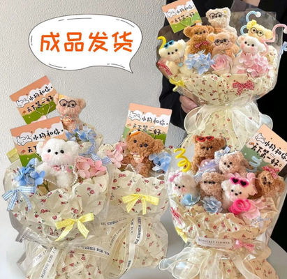 Ein guter Preis. Liebenswürdige, handgefertigte Puppenpuppen Bouquet 20x35cm Variety Puppen Online