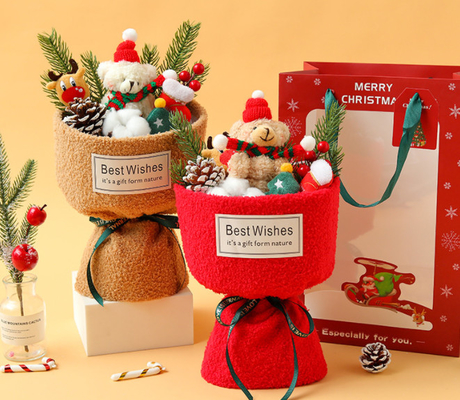 Ein guter Preis. Weihnachtsblumen-Blütenstrauß - ein süßes Geschenk für ihre beste Freundin Online