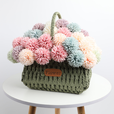 Ein guter Preis. PVC-Künstliche Chrysanthemenkugel Fake Blumenstrauß in vielfältigen Farben Online