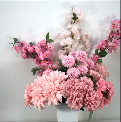 Ein guter Preis. AF-111 auf Lager HOT Verkauf Rose Seide Pfingstrose Bouquet Kunstblumen Billige Blumen für die Heimat Hochzeit Dekorativblumen Online
