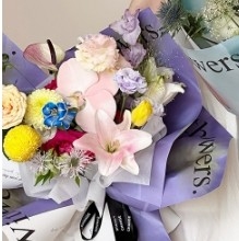 Ein guter Preis. Impressionistische Atmosphäre Blumenpapier Online