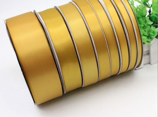 Ein guter Preis. Goldene Band mit hoher Dichte, farbiges Band, Heimtextilien, frisches Blumenband Online