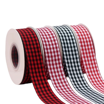 Ein guter Preis. Großhandel 2,5cm Gittergewebe Band handgefertigt DIY Band Band Geschenk Blumenverpackung Hochzeitsfarbe Mit Tuch und Seidenband Online