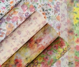 Ein guter Preis. Kleine Blumenreihe Einfachleichte Blume Verpackungspapier Online