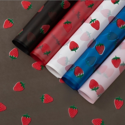 Ein guter Preis. Großhandel mit ausländischem Strawberry-Matte-Wasserdichtes, gebürstetes Blütenverpackungspapier, Blütenkunstverpackungen, halbtransparente Blütenpapiermaterialien Online
