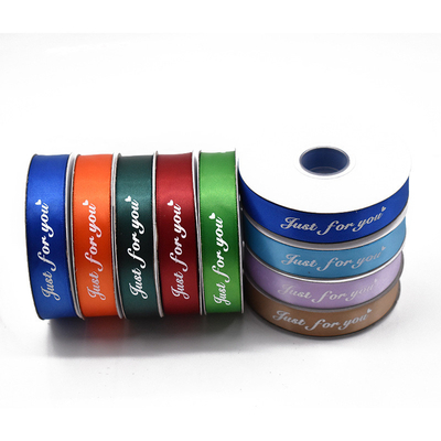 Ein guter Preis. 2cm Polyesterband Druck nur für Sie Band Blumenverpackung Band kann LOGO Spot Großhandel drucken Online