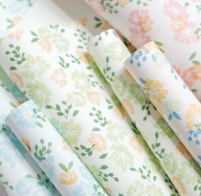 Ein guter Preis. Frische kleine Blume Luo Qing Wasserdichtes Blumenverpackungspapier Online