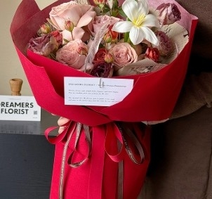 Ein guter Preis. Valentinstag Neuer Schwan Samtstoff Blumenverpackungspapier Online