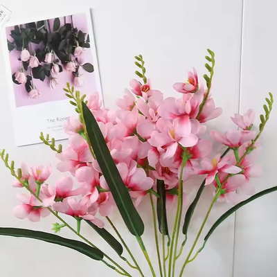 Ein guter Preis. Hochwertige Duftblumen für Schnee künstliche Blumensträuße Hochzeitstisch Hotel Wohnkultur Blumenarrangements Ornamente für Fotografie Online