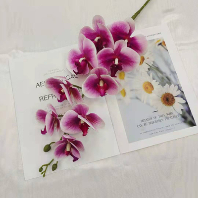 Ein guter Preis. Simulierte Phalaenopsis Hochzeitskulissen Dekoration Ornamente Online