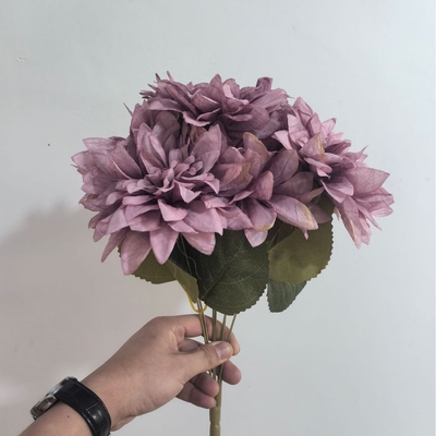 Ein guter Preis. Dahlia-Seidenblüten-Shoot-Requisiten, Hochzeitstischdekoration Online